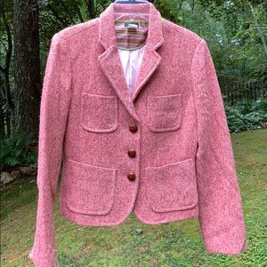 Fully lined tweed jacket